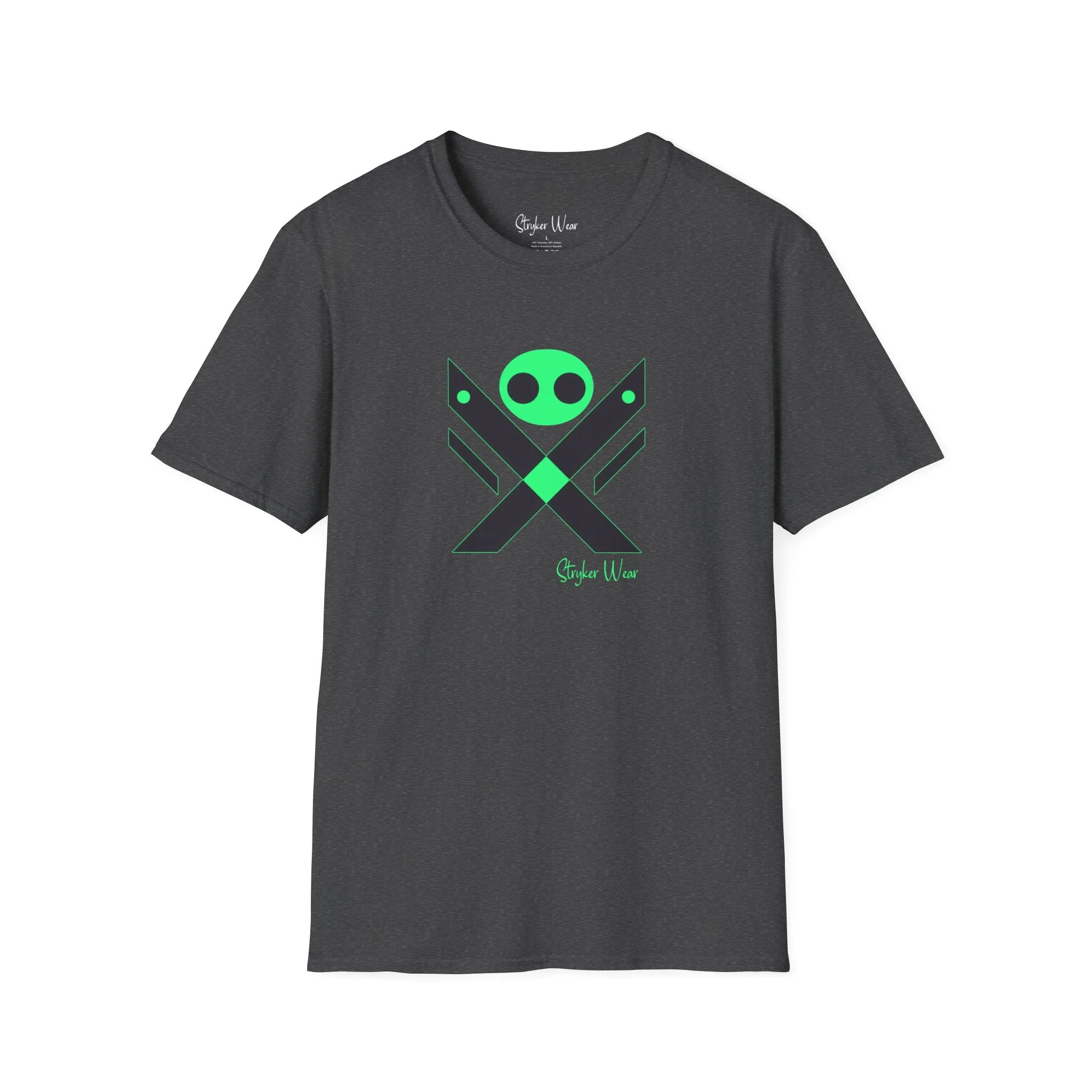 Minimalist Alien X | Unisex Softstyle T-Shirt