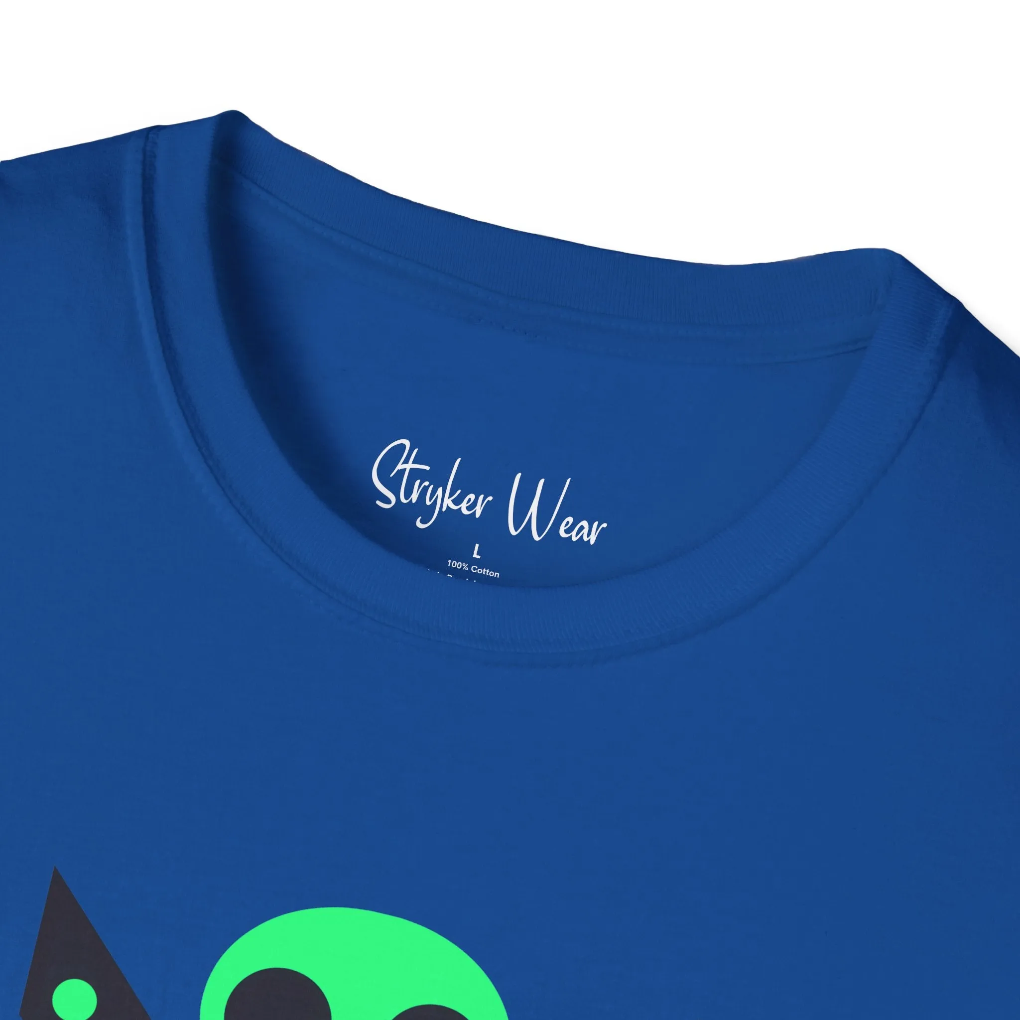 Minimalist Alien X | Unisex Softstyle T-Shirt