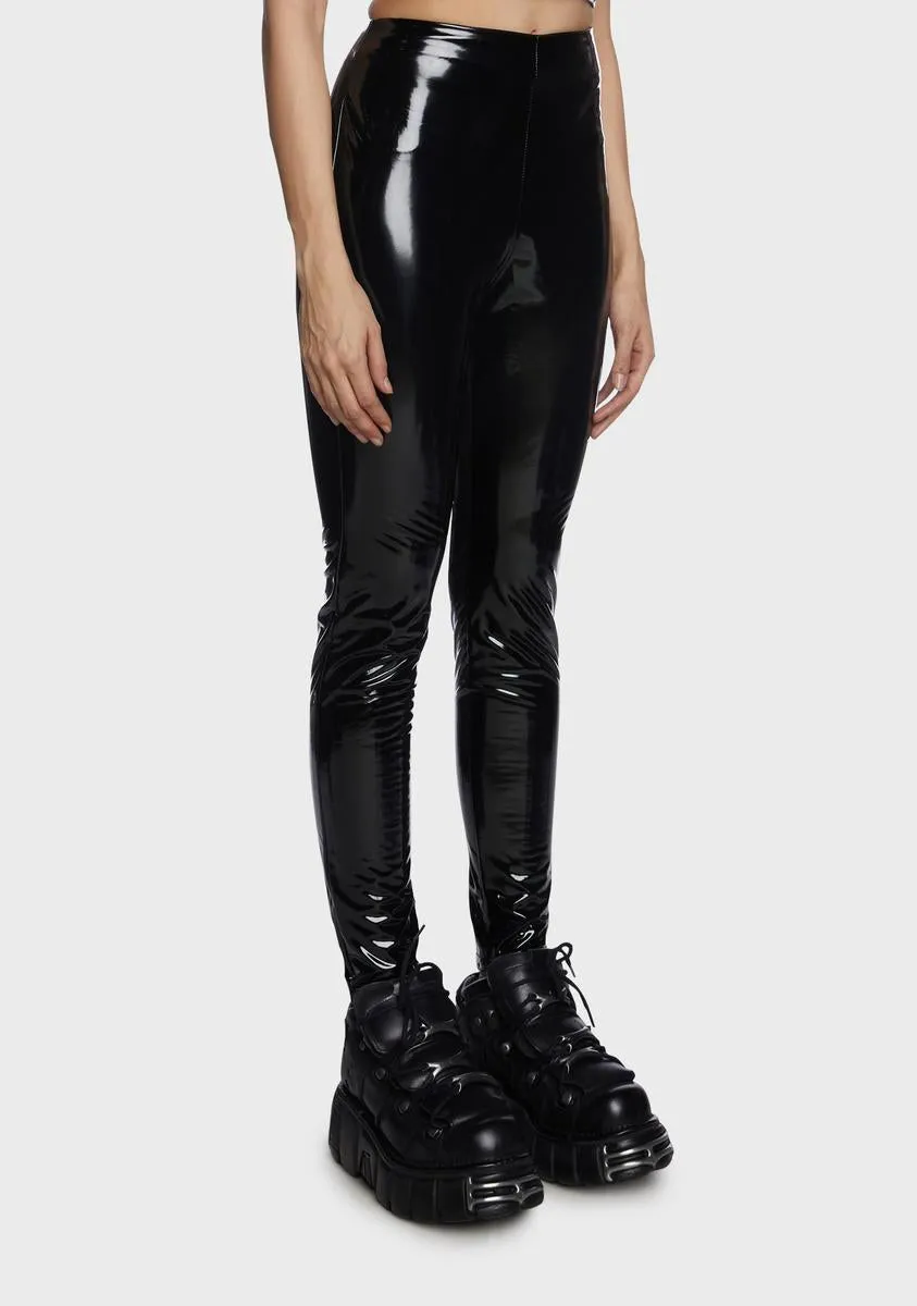 More Of The Night Vinyl Leggings