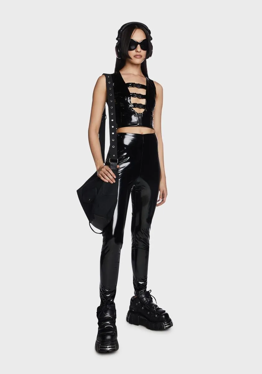 More Of The Night Vinyl Leggings