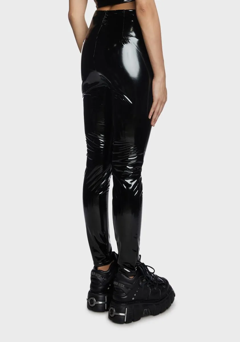 More Of The Night Vinyl Leggings
