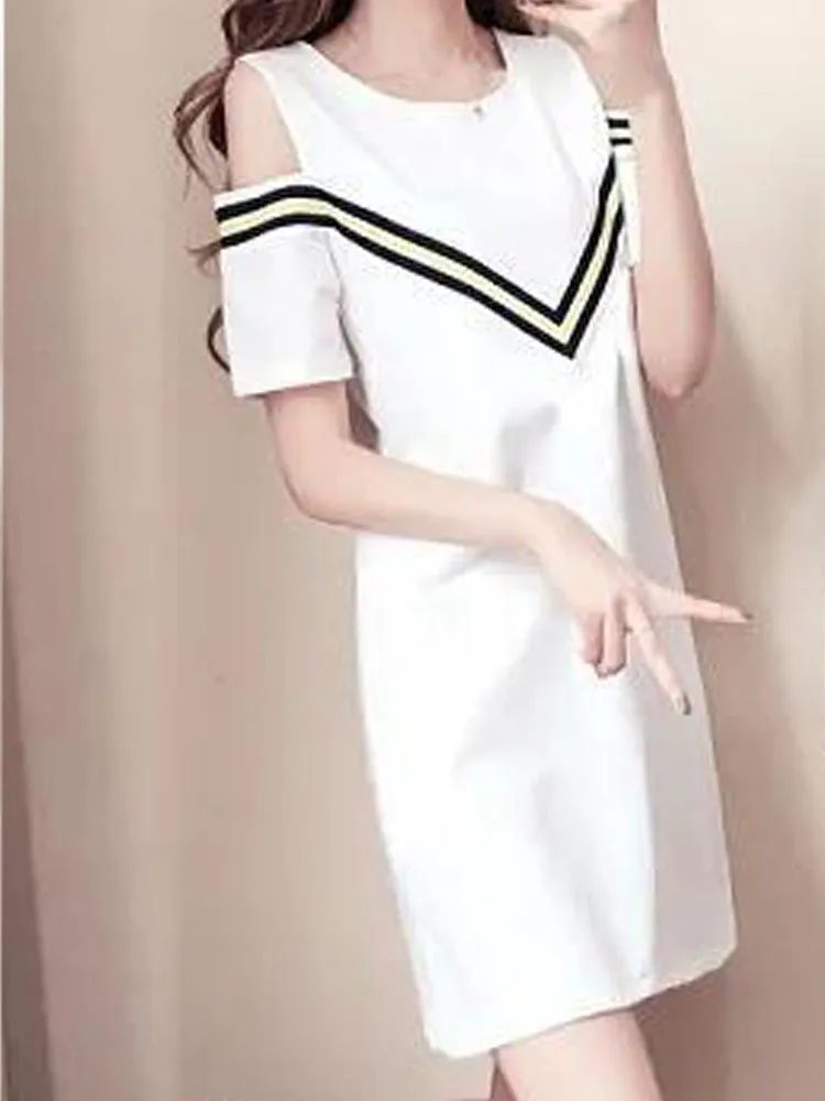 Off-Shoulder A-Line Dress