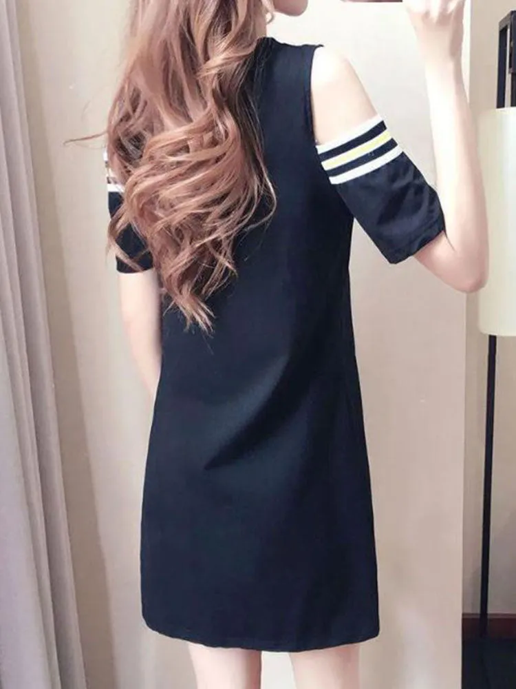 Off-Shoulder A-Line Dress