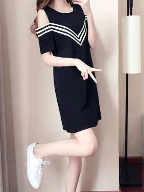 Off-Shoulder A-Line Dress