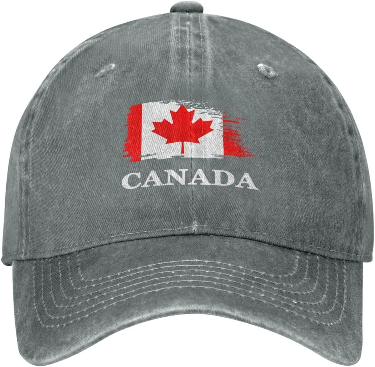 Personalized Brush Canadians Canada Flag Baseball Cap for Men Women Denim Twill Dad Hat Classic Hats