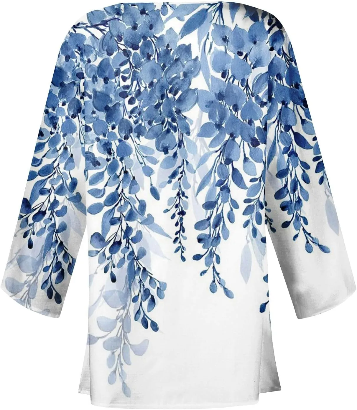 Plus Size Open Cardigan Women Linen Top Half Sleeve Quarter Length Sleeves Shirts Women Light Jackets for Women S-5XL