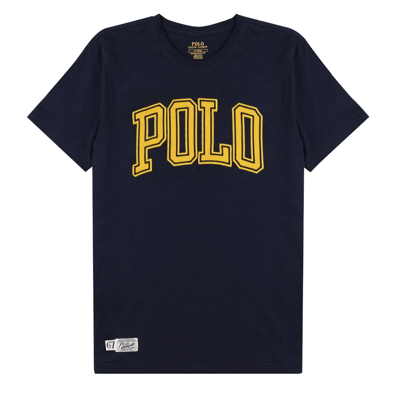 Polo Ralph Lauren College Print Tee Cruise Navy