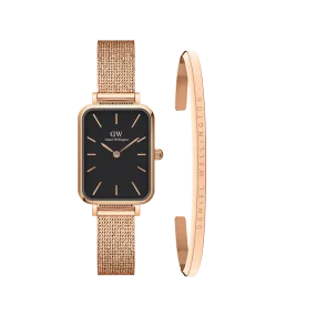 QUADRO PRESSED MELROSE BLACK   CLASSIC BRACELET