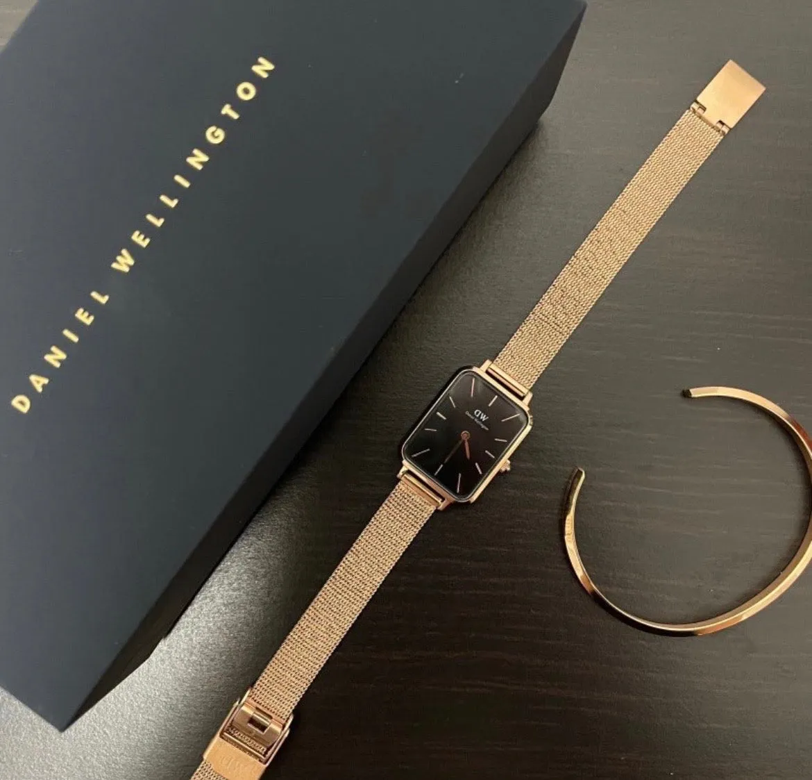QUADRO PRESSED MELROSE BLACK   CLASSIC BRACELET