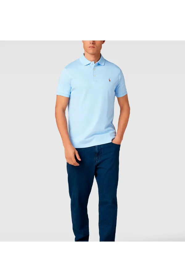 Ralph Lauren Soft-Touch Polo Slim Fit Sky