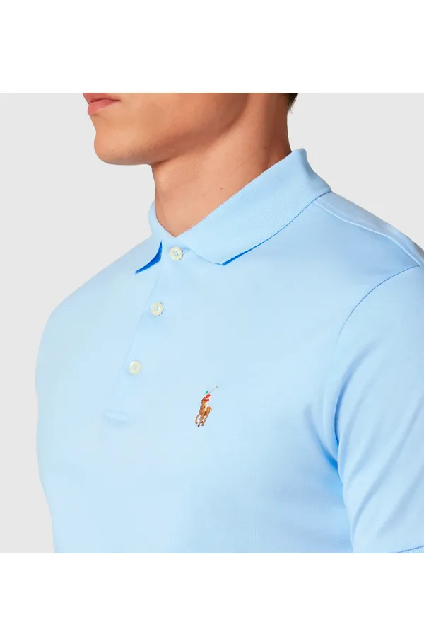 Ralph Lauren Soft-Touch Polo Slim Fit Sky