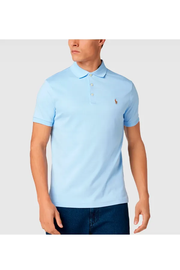 Ralph Lauren Soft-Touch Polo Slim Fit Sky
