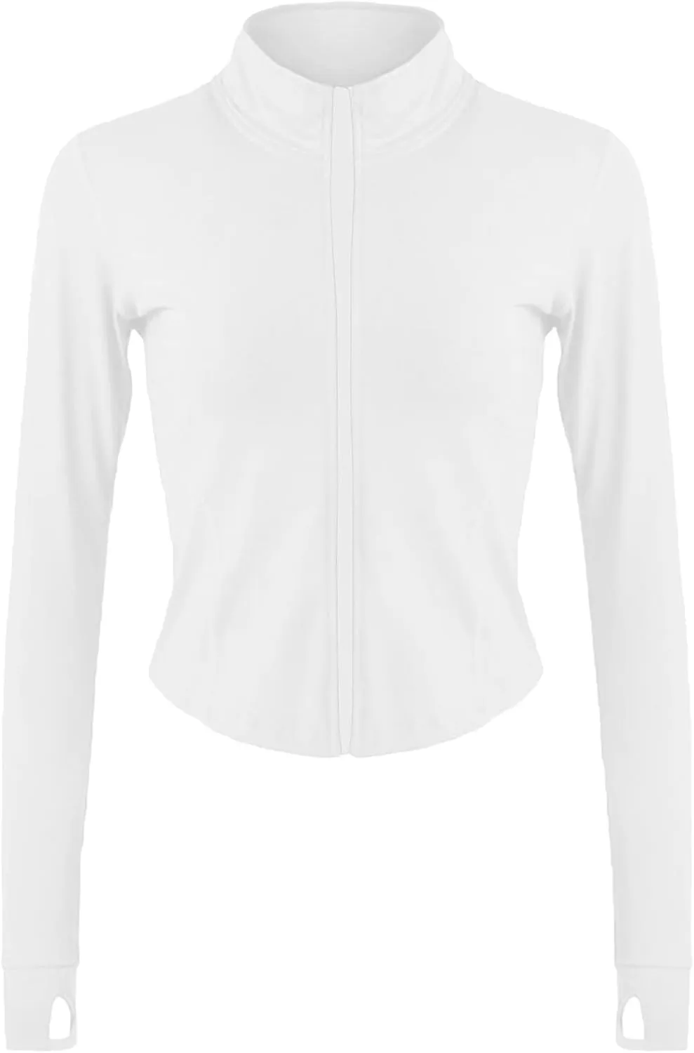 SHAOBGE Vests Women Women's Full Zipper Light Sportswear with Thumb Opening Walking Coat Cutting Womens Jackets Business