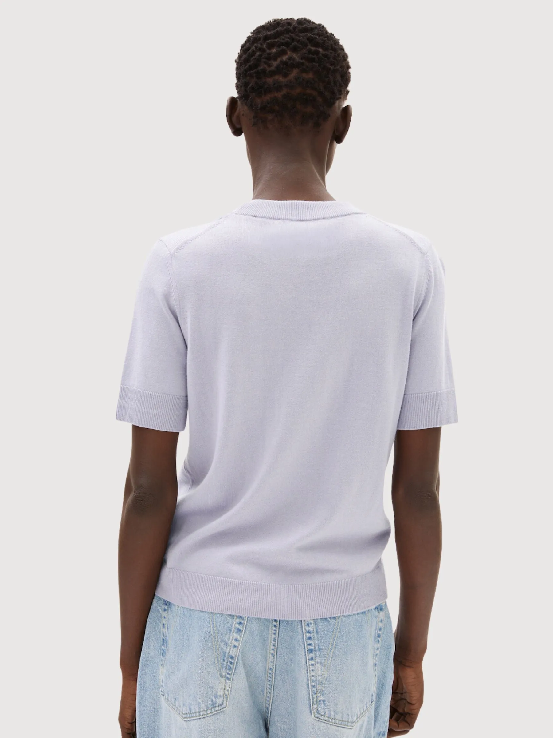Siljiaas Light Grey Woman T-Shirt | Armedangels