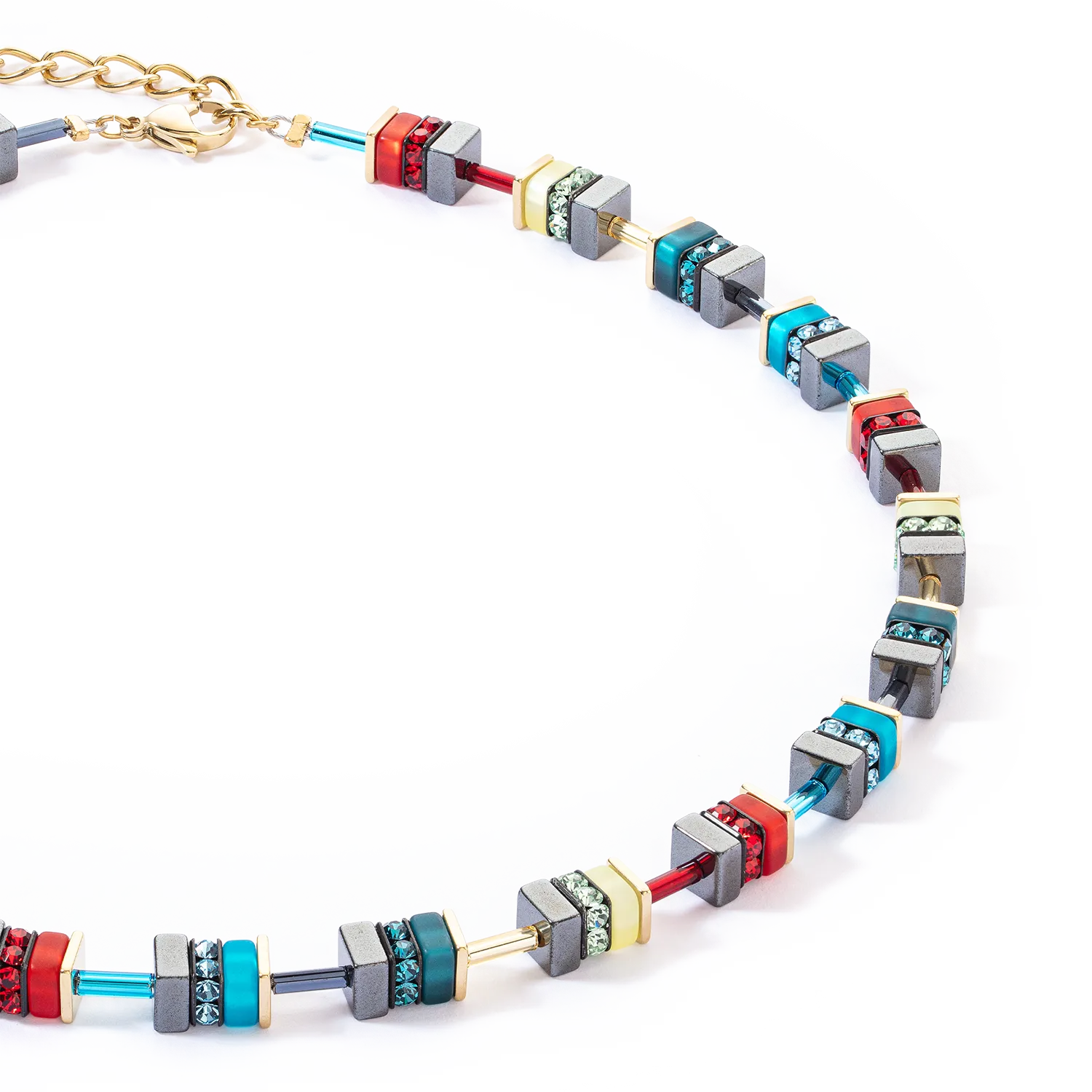 Sparkling Classic Elements necklace gold-energy