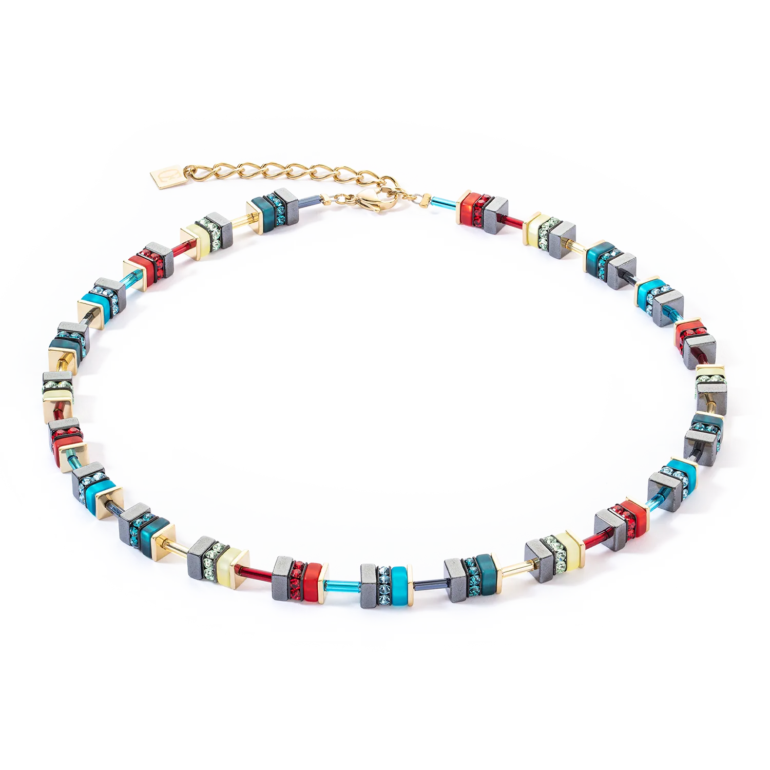 Sparkling Classic Elements necklace gold-energy