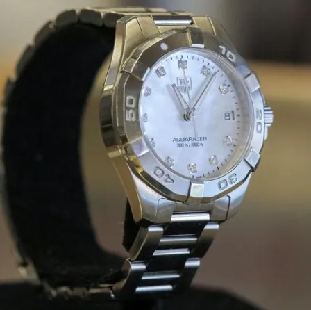 Tag Heuer Aquaracer 300m 32mm WAY1313 with Diamond Dial