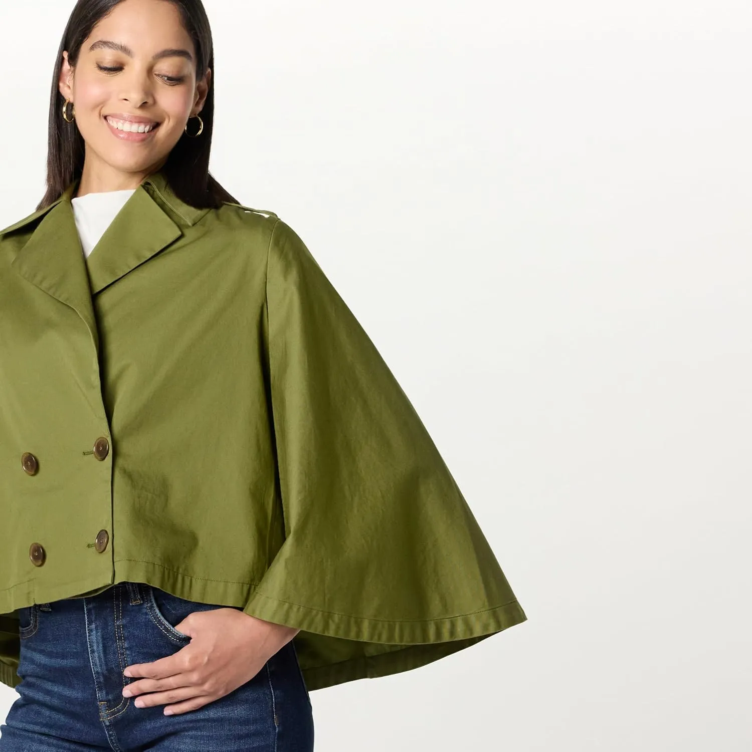 The Drop Women's Hayes Cropped Trench