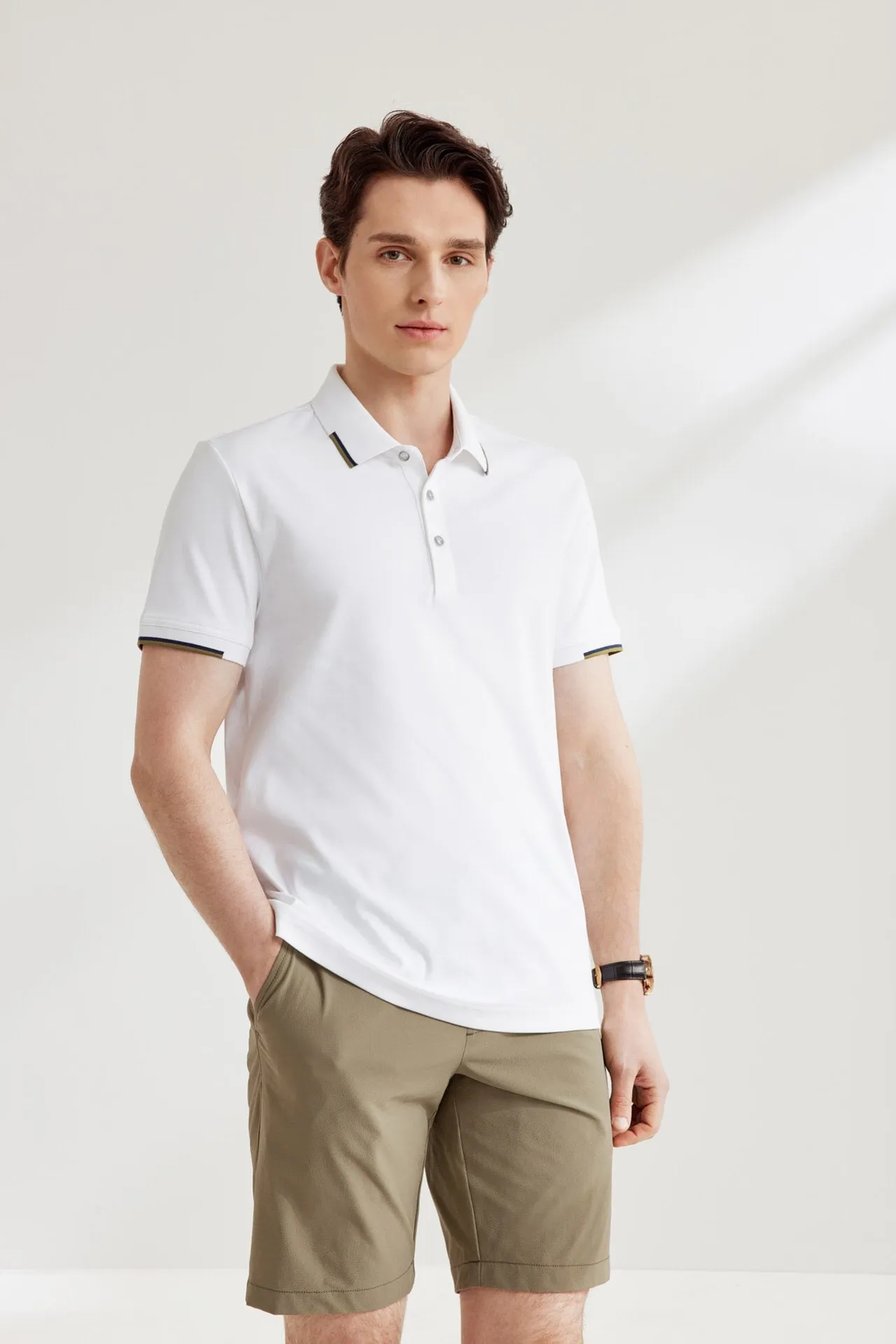 Tipping Collar Soft Cotton Polo