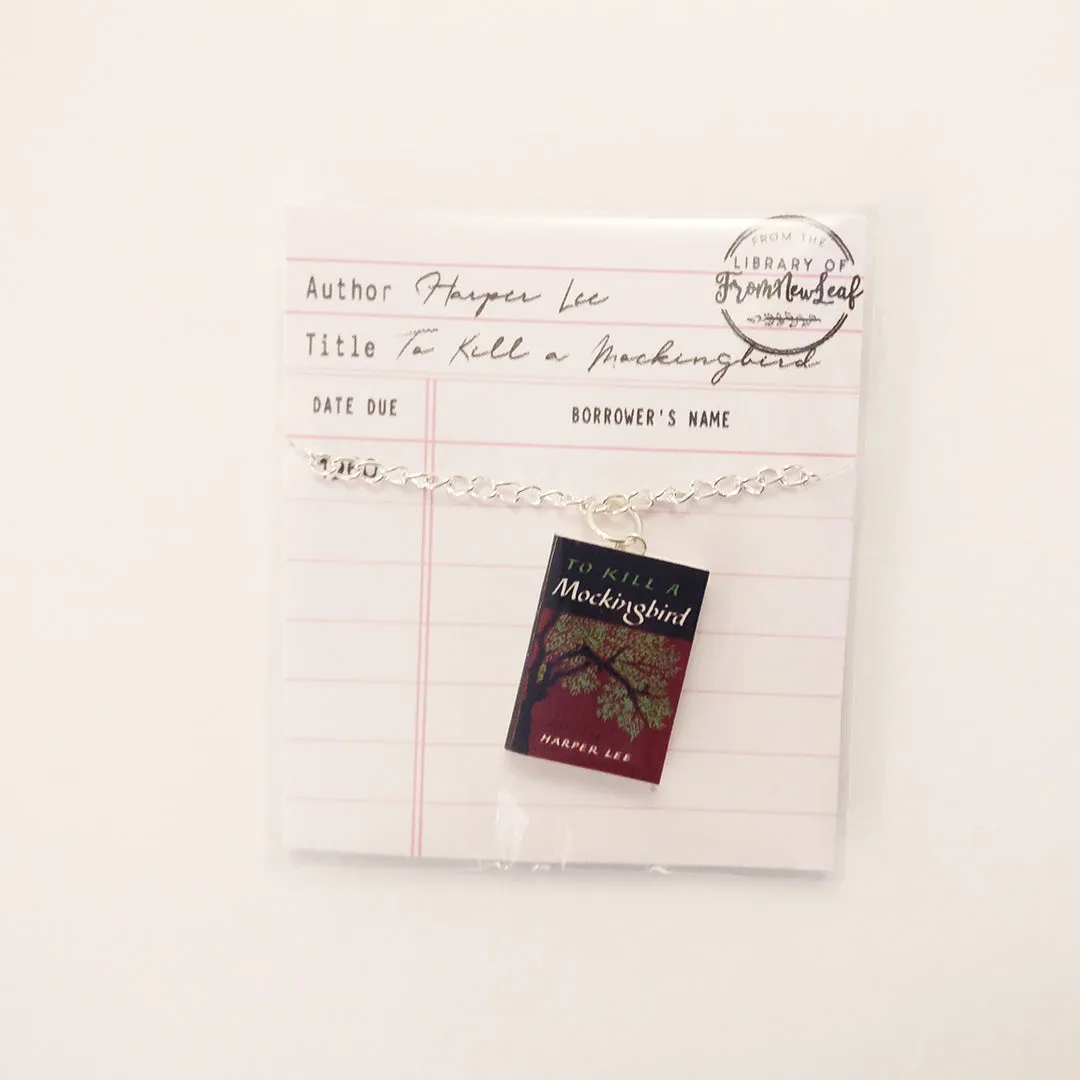To Kill A Mockingbird First Reprint Edition Miniature Book Necklace Keychain