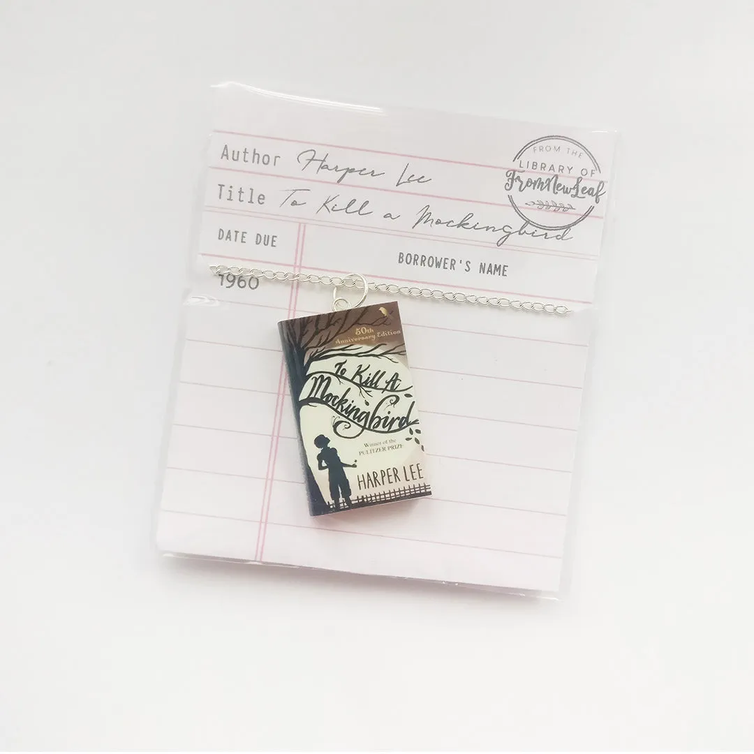 To Kill A Mockingbird First Reprint Edition Miniature Book Necklace Keychain