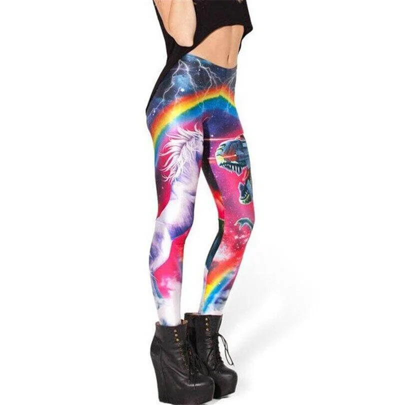 Unicorn T Rex Leggings