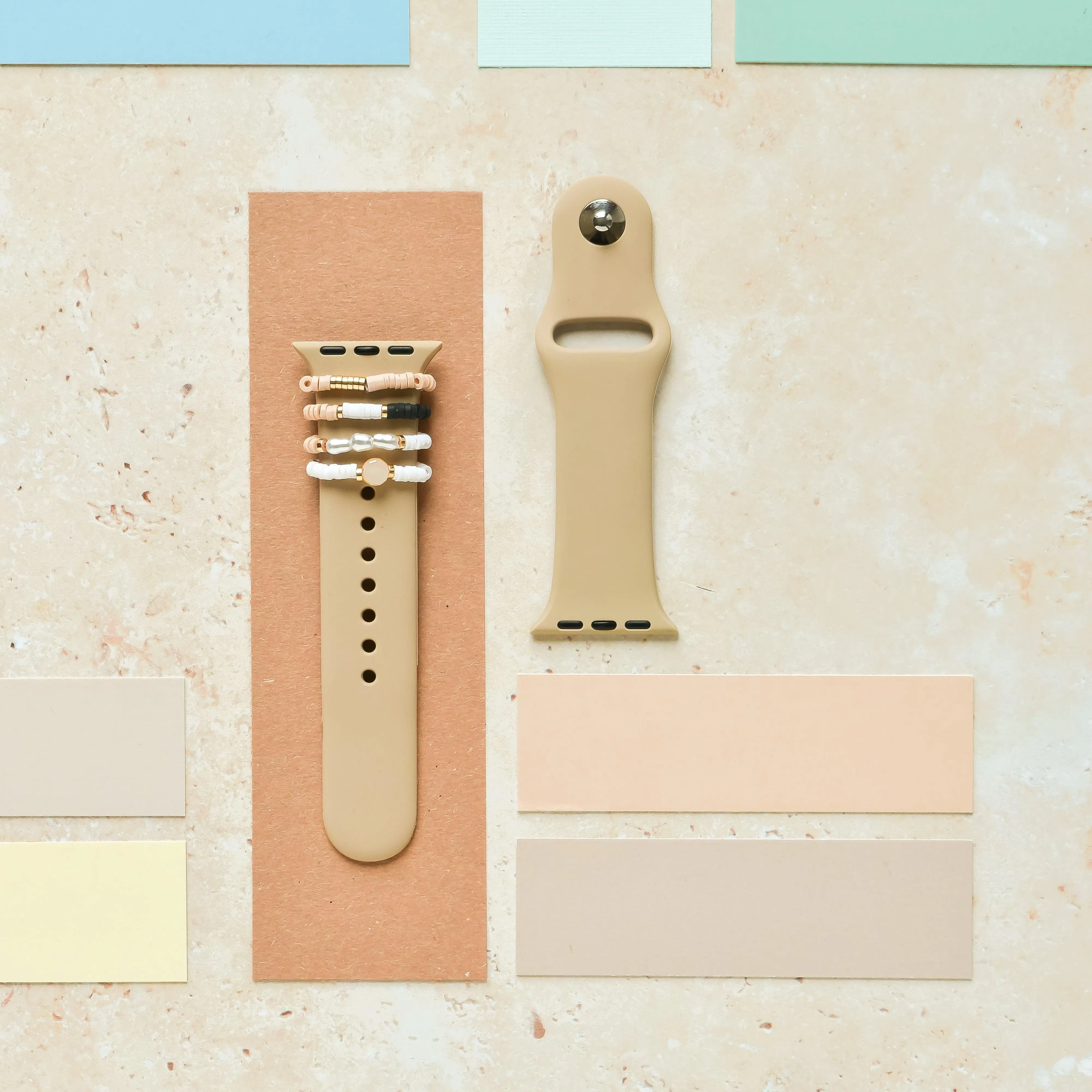 Watch Strap Charm Pack - Nude & Chic