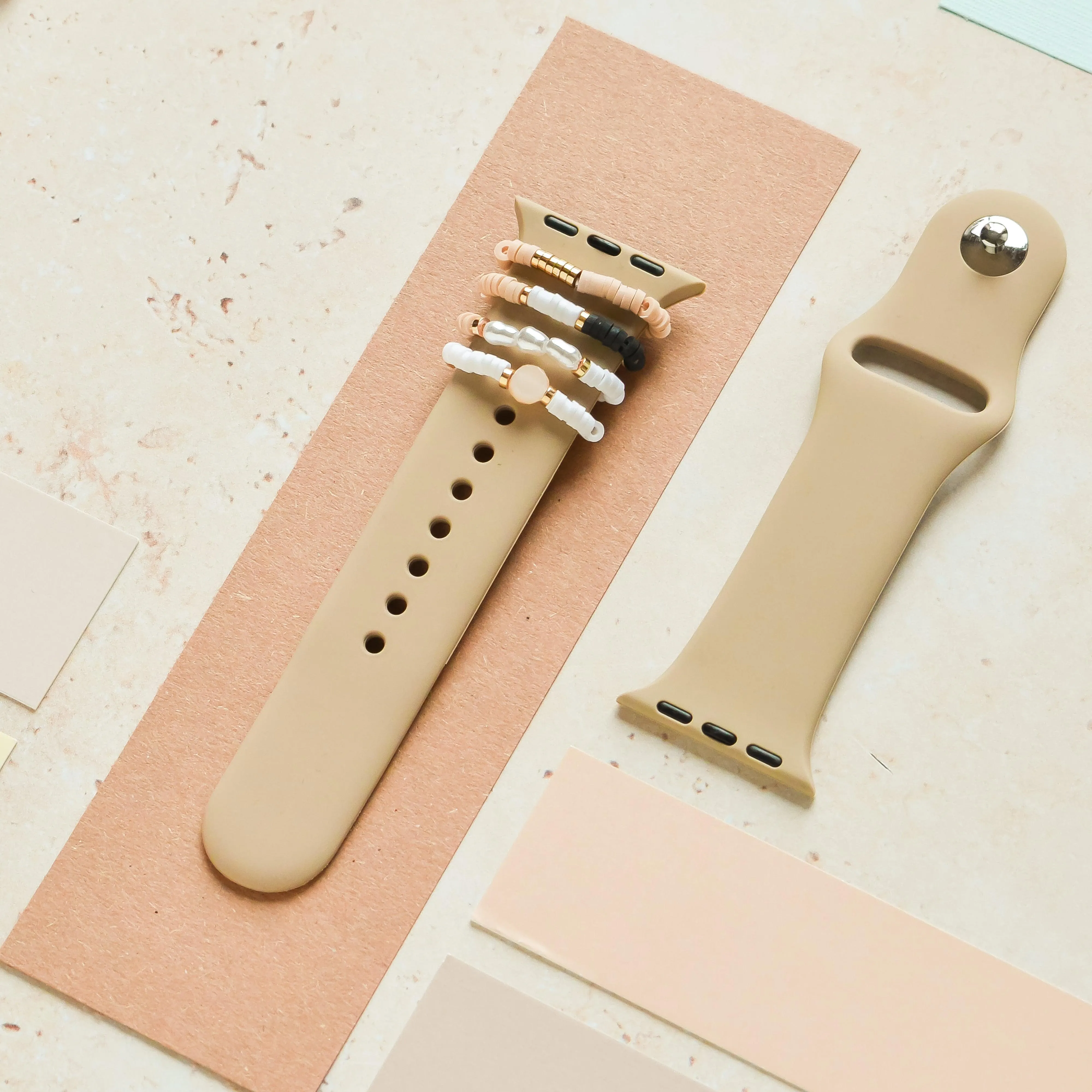 Watch Strap Charm Pack - Nude & Chic