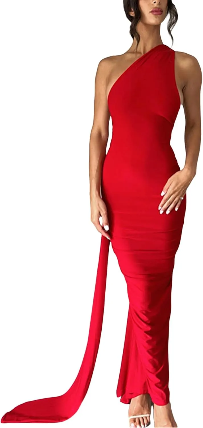 Women Sexy Backless Dress Bodycon Sleeveless Open Back Maxi Dress Going Out Elegant Party Cocktail Long Dress