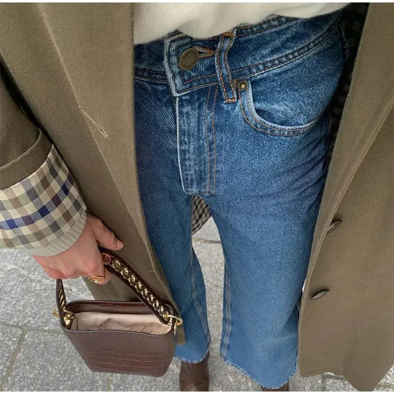 Women Solid Single Breasted Lapel Windbreaker Long Sleeve Plaid Lining Trench Coat 2024 New Autumn Chic High Street Overcoat
