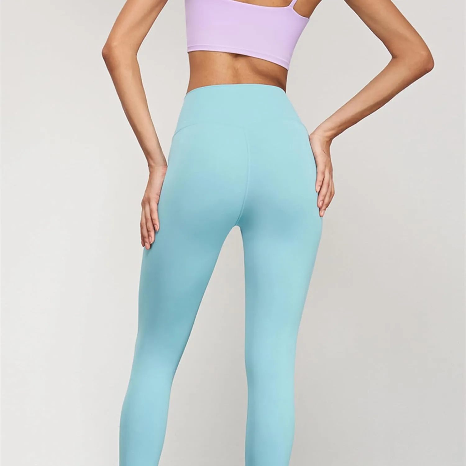 Women's High Waist Yoga Pants Fitness Leggings Stretchy Tight Long Leggings Tummy Control Workout Pants