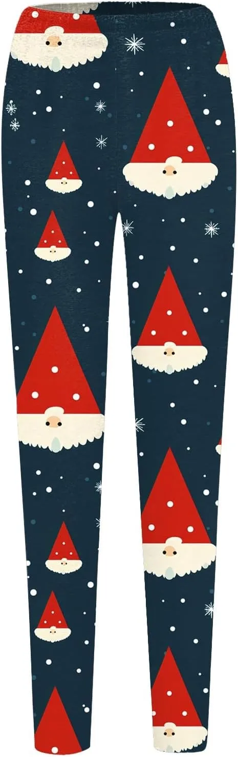Womens Leggings and Winter Leggings Artistic Splash Printed Soft Stretchy Pants Fleece Lined Pants Women Lined Plus