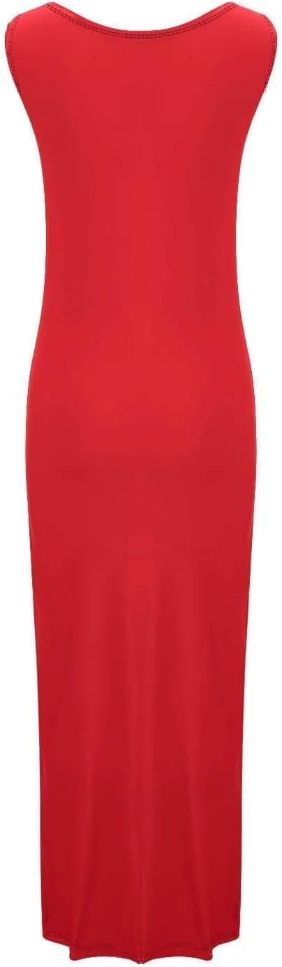 Women's Long Sleeveless Dress Elegant Sexy Summer Casual Wear Elegant Evening Dress with Comfortable Clothing 2025