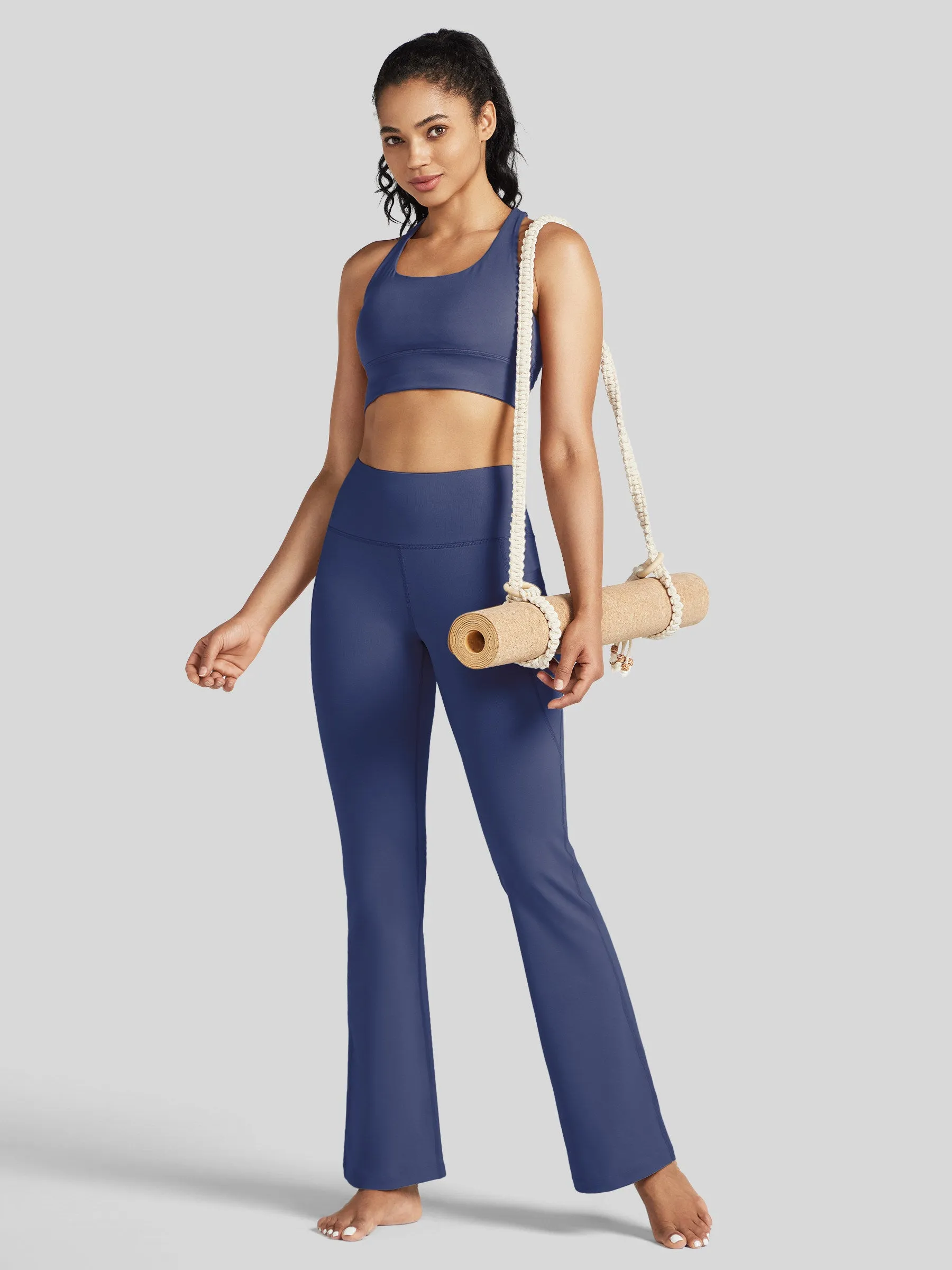 Women's Stretchy Yoga Pants Bootcut 29 Inch