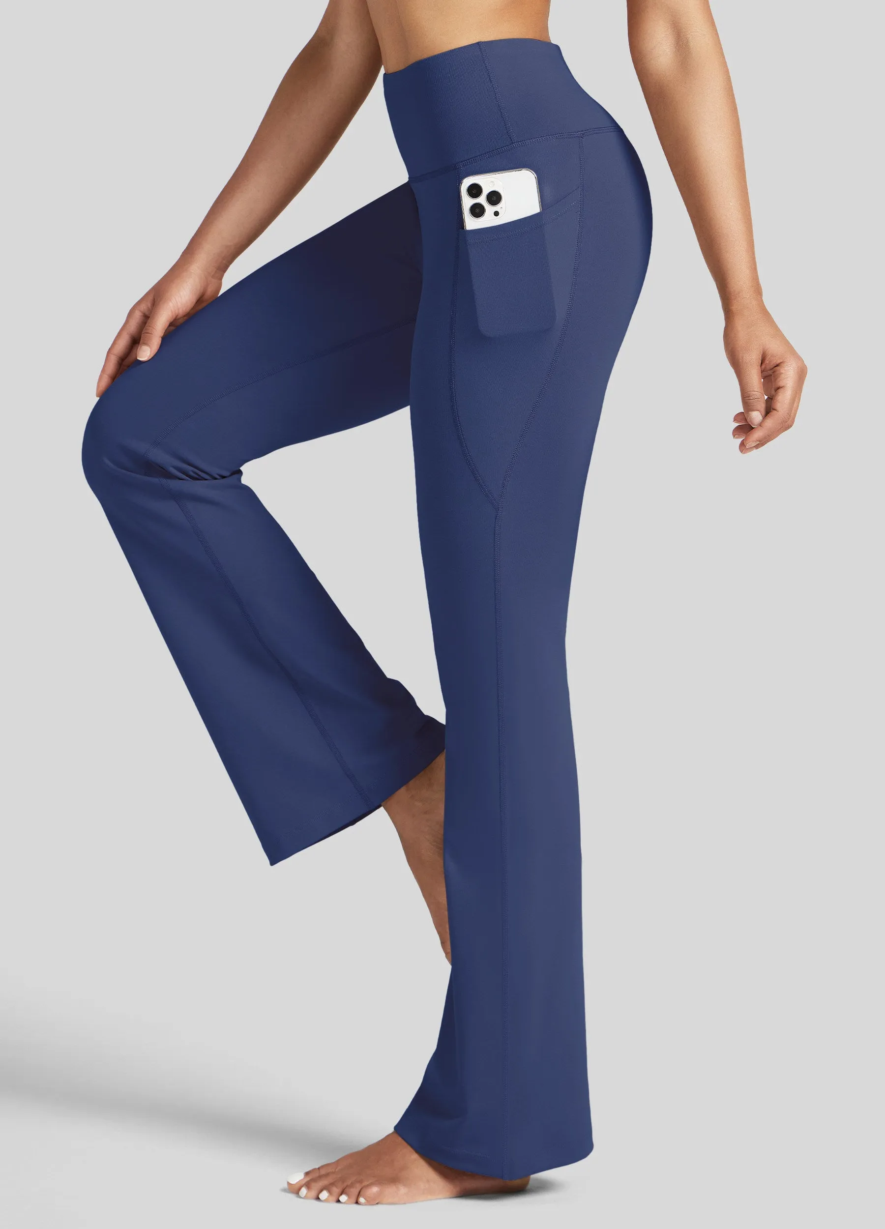 Women's Stretchy Yoga Pants Bootcut 29 Inch