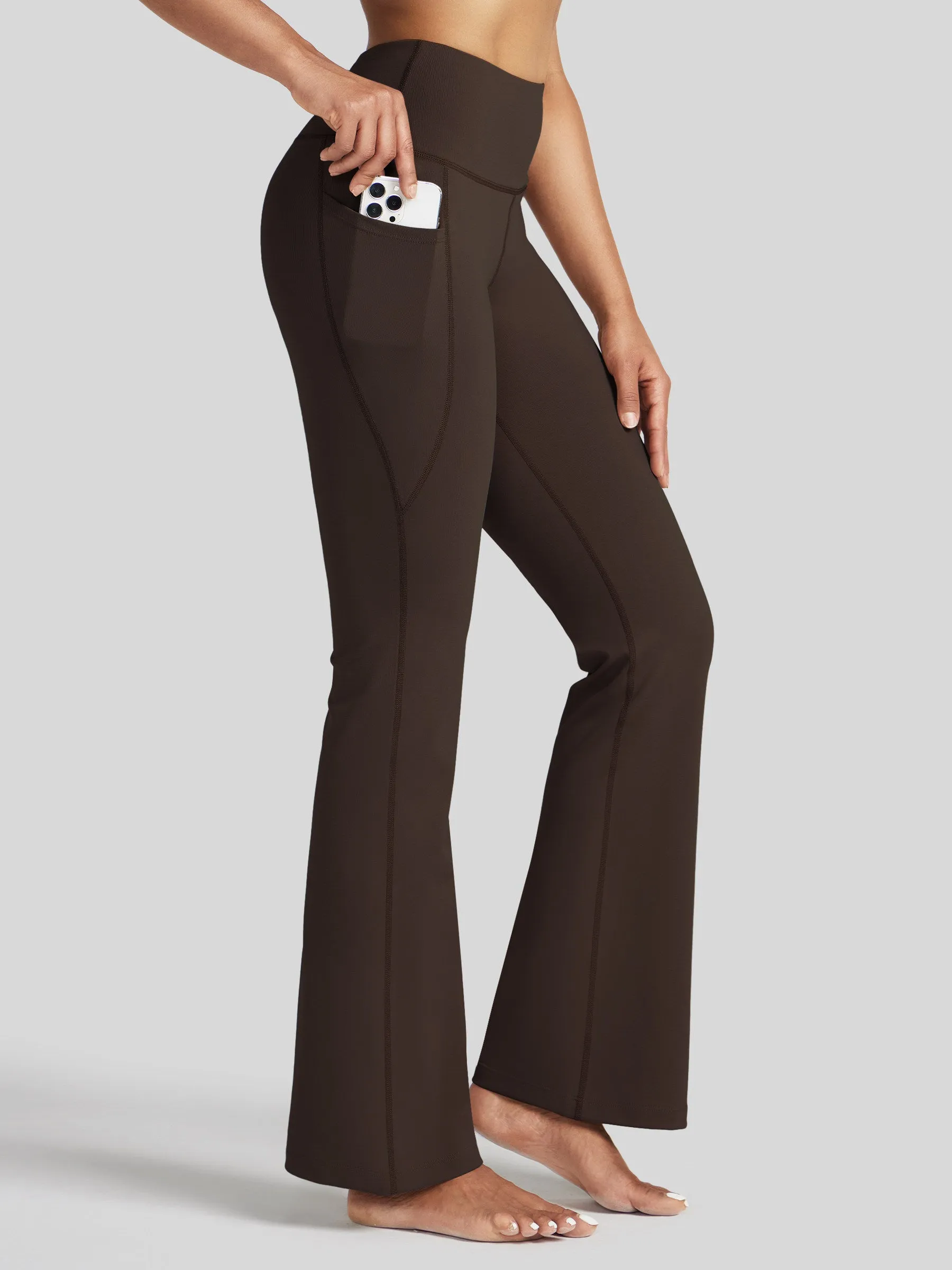 Women's Stretchy Yoga Pants Bootcut 29 Inch